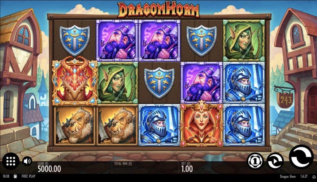 Zrzut ekranu z gry Dragon Horn