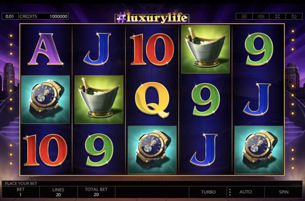 Screenshot della slot Luxurylife