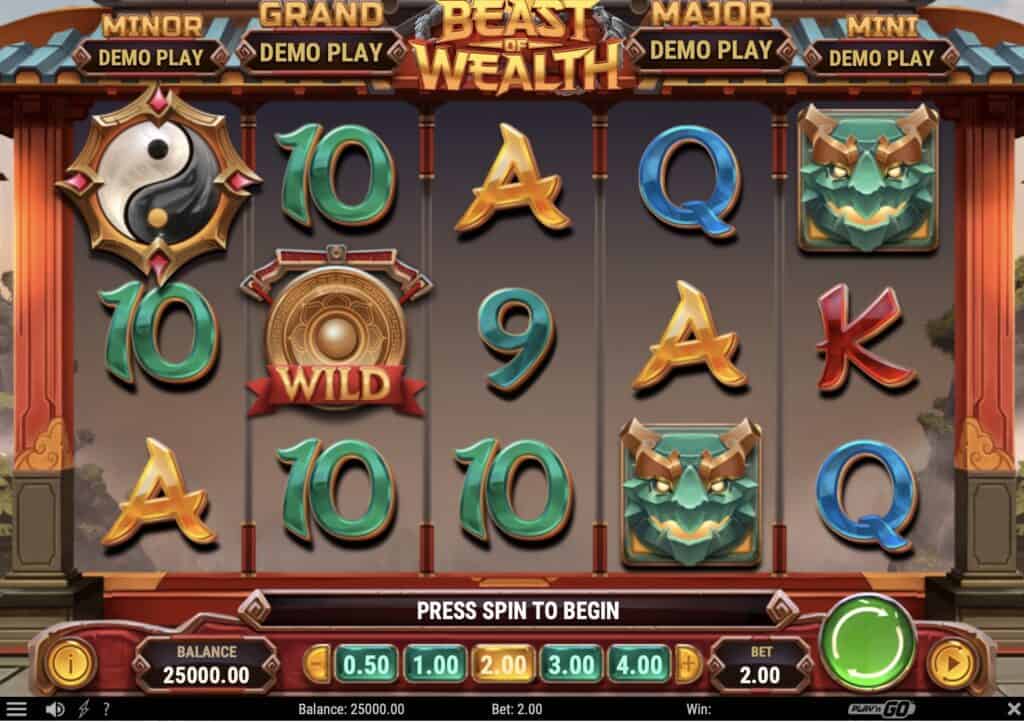 Beast of Wealth Slot képernyőkép