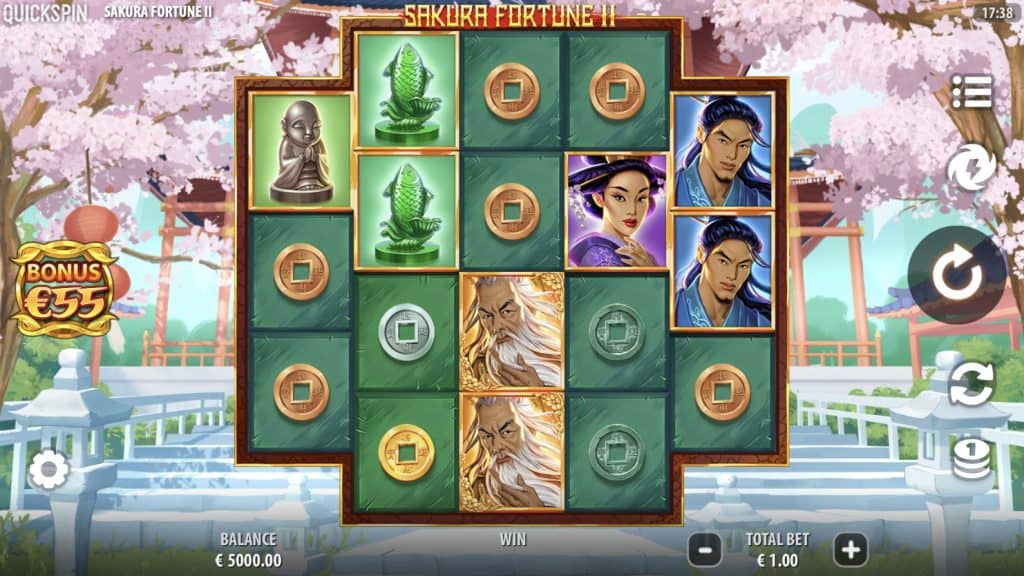 Екранна снимка на Sakura Fortune 2