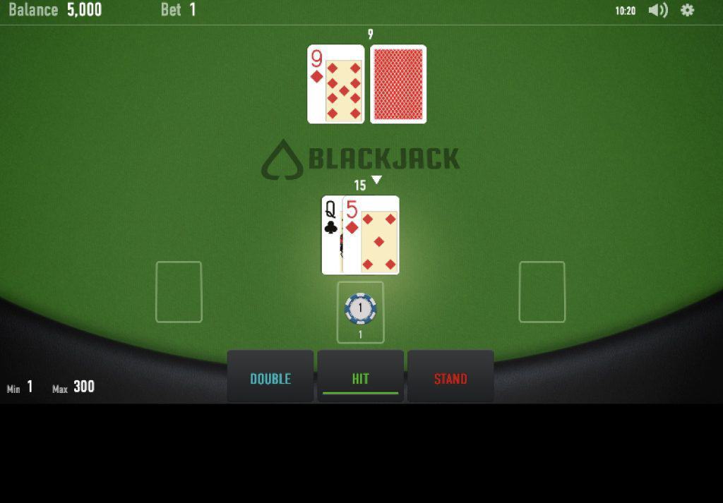 Capture d'écran du Blackjack Neo