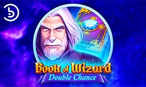 Logotip čarovnika knjig Double Chance