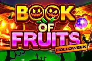 Bok av frukter Halloween logotyp