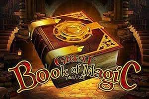 Страхотно лого на книгата за магия Deluxe