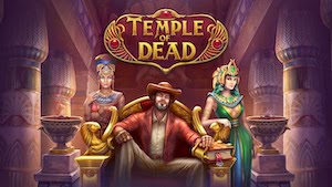 Logotip igralnega avtomata Temple of Dead