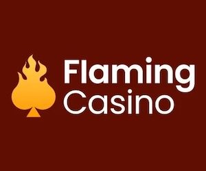 Logotipo de casino en llamas