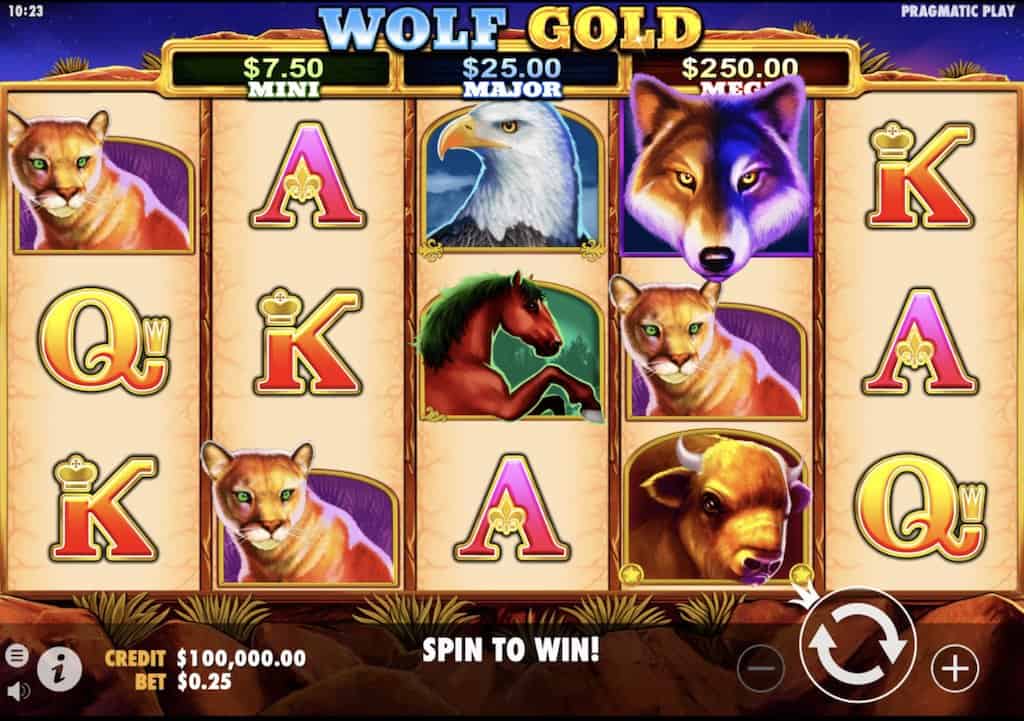 Στιγμιότυπο οθόνης Wolf Gold