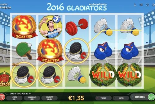 2016 Gladiators Single Win