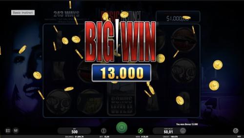 Basic Instinct Big Win Screenshot