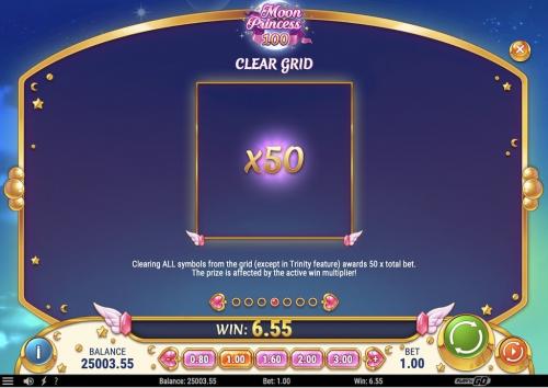 Moon Princess 100 Paytable 4