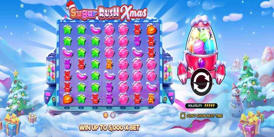 Sugar Rush Xmas - food themed slot
