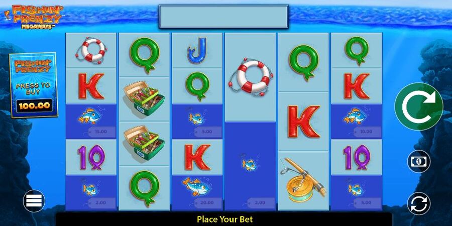 Best Blueprint Gaming slot - Fishin Frenzy Megaways