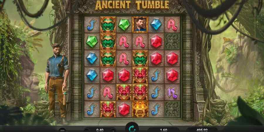 Ancient Tumble slot game reels