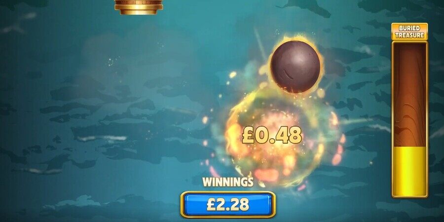 Cannonball Cash Bonus game
