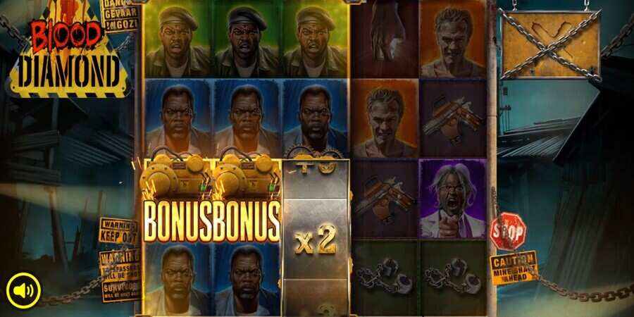 Hitting the Blood Diamond bonus