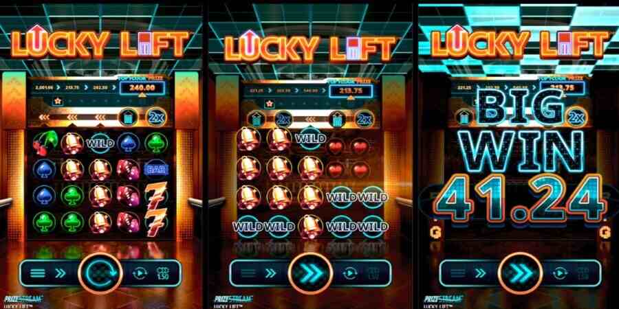 Lucky Lift slot game reels