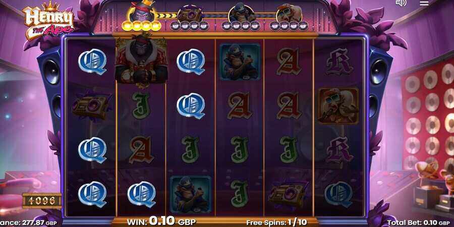 Henry The Ape free spins