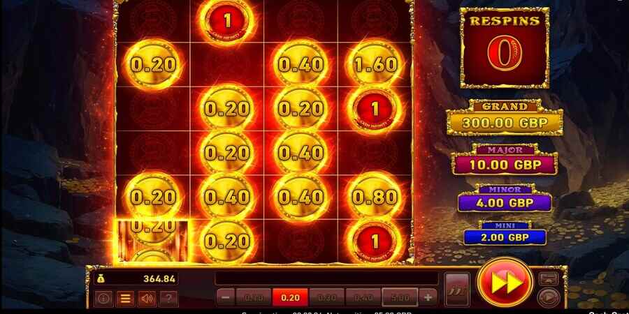 Cash Grotto Hold the Jackpot bonus game