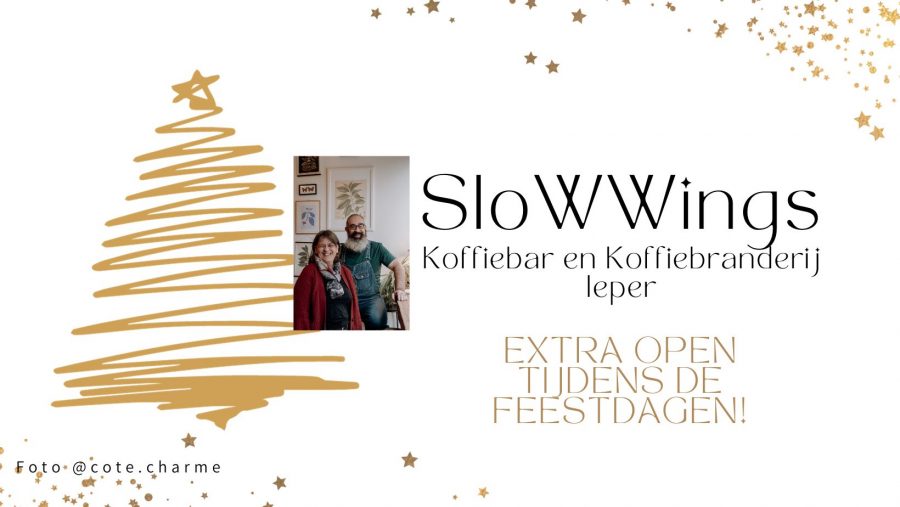 Koffiebar extra open tijdens feestdagen!