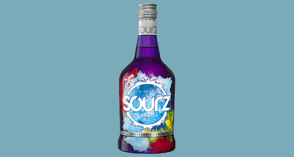 Bottle of Sourz Rainbow Ice