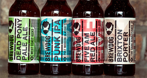 Brewdog's range of beers