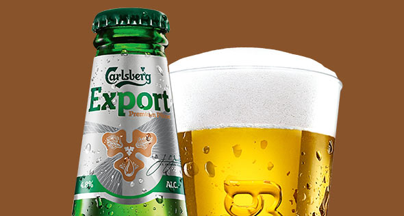 Bottle of Carsberg Export