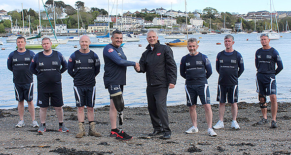 Help for Heroes rowing team