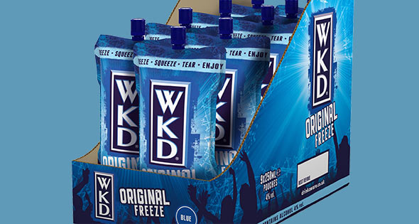 WKD freeze pouches