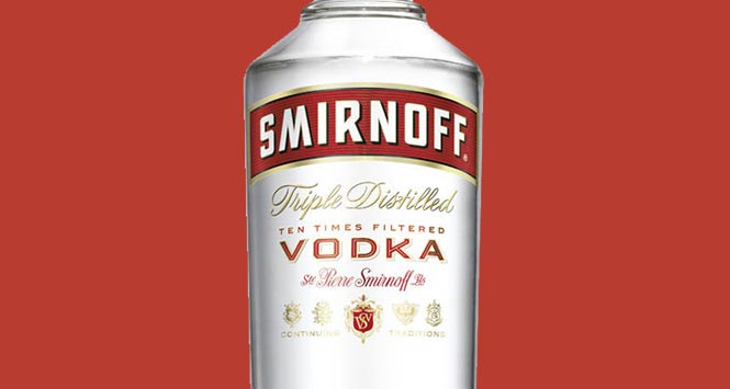 New look Smirnoff bottle