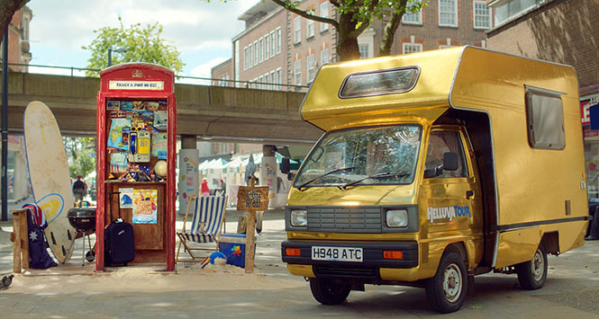 Foster's Helluva tour camper van