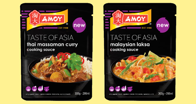 Amoy Taste of Asia cooking sauces