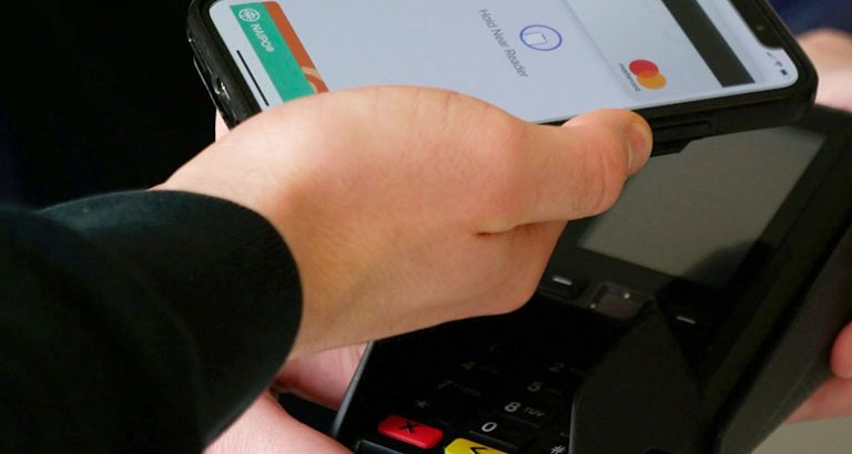 Paying by contactless card