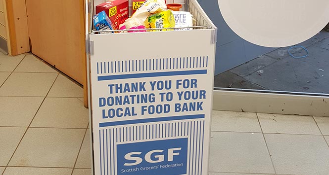 SGF foodbank donation point