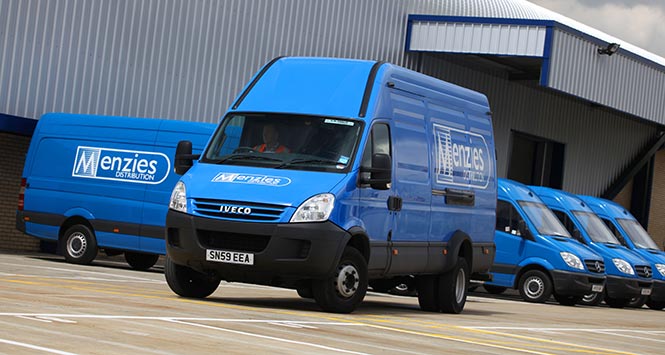 Menzies Distribution van