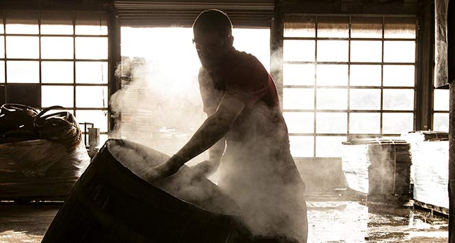 Preparing a whisky cask