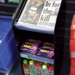 Newspaper display rack