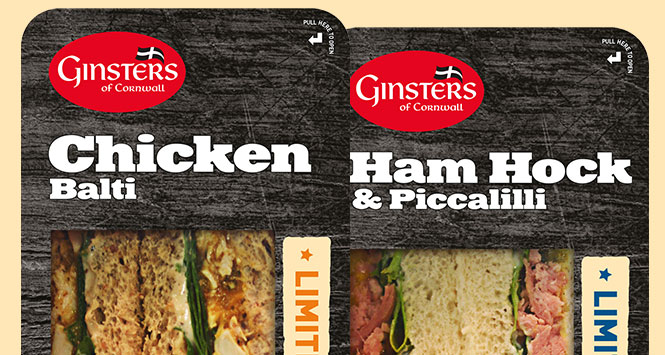 Ginsters sandwiches