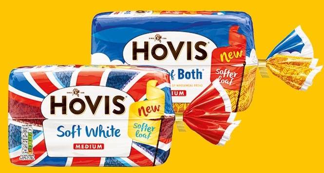 Hovis Soft White and Best of Both loaves