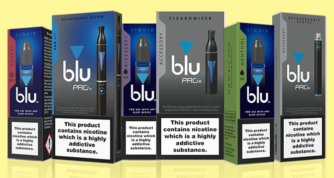 Blu vaping products