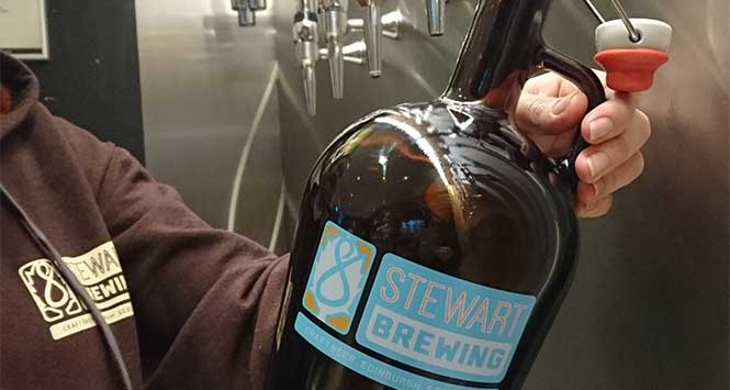 Stewart Brewing 2 litre growler