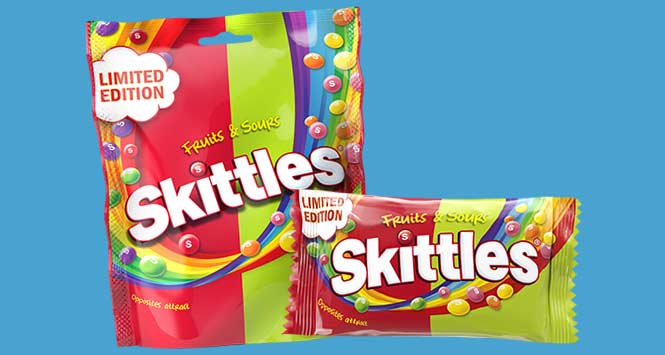 Skittles Fruits and Sours