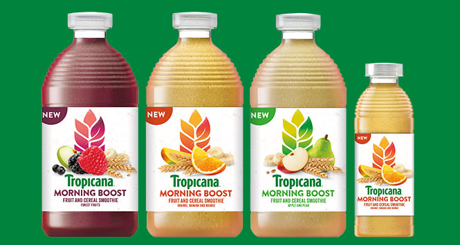 Tropicana Morning Boost range