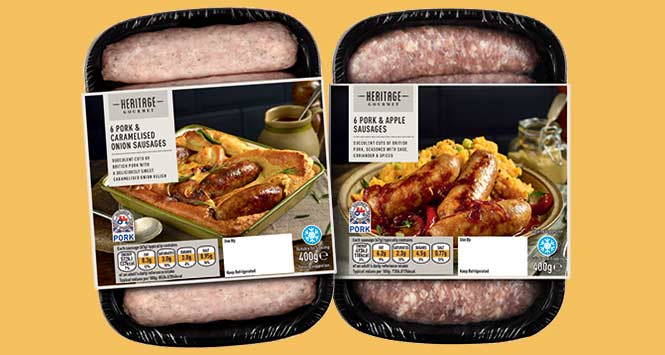 Nisa Heritage sausages