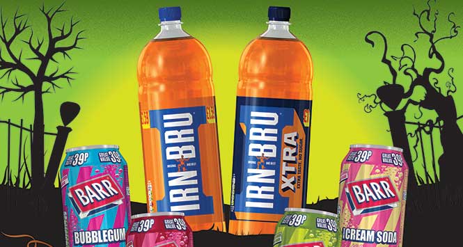 Irn Bru Halloween packs