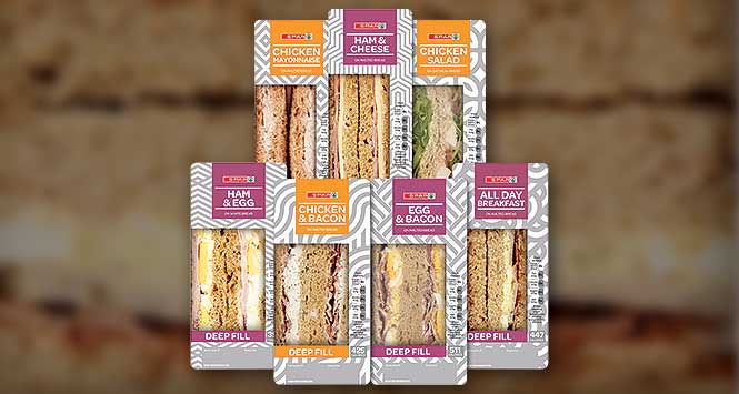 Spar brand sandwiches