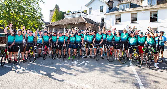 GroceryAid Coast to Coast riders