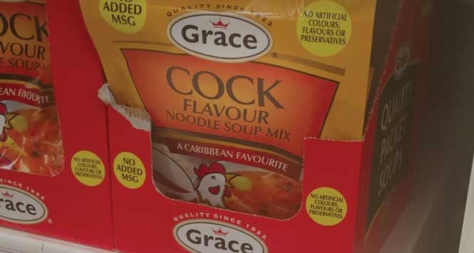 Cock flavour soup