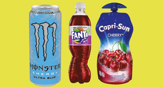 Capri-Sun, Monster and Fanta