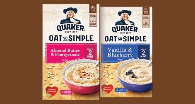 Quaker Oats So Simple packs