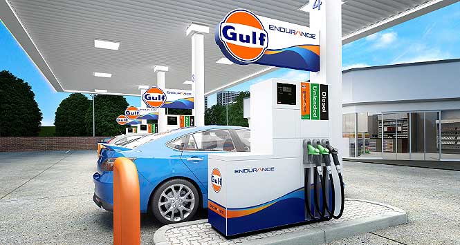 Gulf forecourt